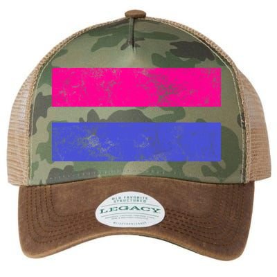 Vintage Bisexual Flag Bi Pride Flag Legacy Tie Dye Trucker Hat