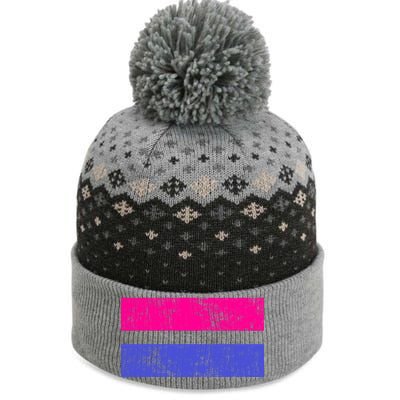 Vintage Bisexual Flag Bi Pride Flag The Baniff Cuffed Pom Beanie