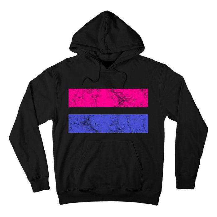 Vintage Bisexual Flag Bi Pride Flag Hoodie