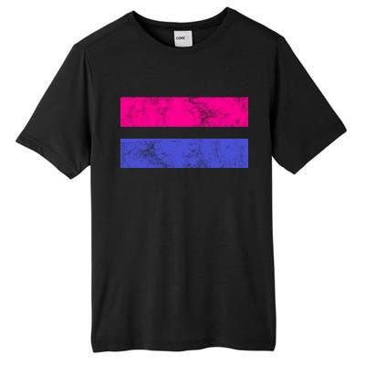 Vintage Bisexual Flag Bi Pride Flag Tall Fusion ChromaSoft Performance T-Shirt