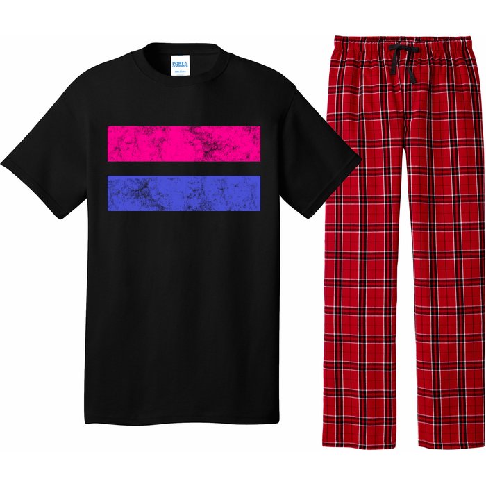 Vintage Bisexual Flag Bi Pride Flag Pajama Set