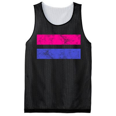 Vintage Bisexual Flag Bi Pride Flag Mesh Reversible Basketball Jersey Tank