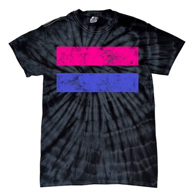 Vintage Bisexual Flag Bi Pride Flag Tie-Dye T-Shirt