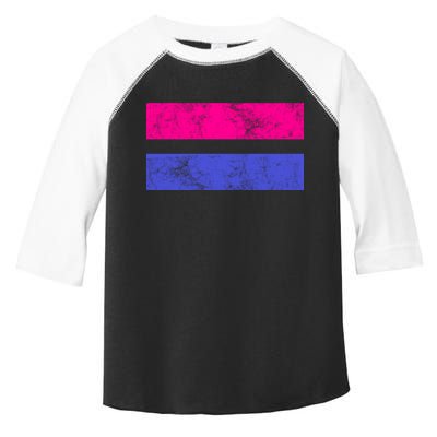 Vintage Bisexual Flag Bi Pride Flag Toddler Fine Jersey T-Shirt