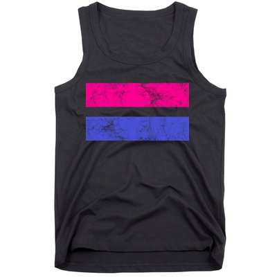 Vintage Bisexual Flag Bi Pride Flag Tank Top