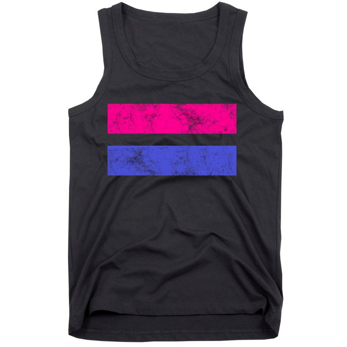 Vintage Bisexual Flag Bi Pride Flag Tank Top