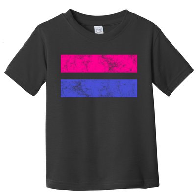 Vintage Bisexual Flag Bi Pride Flag Toddler T-Shirt