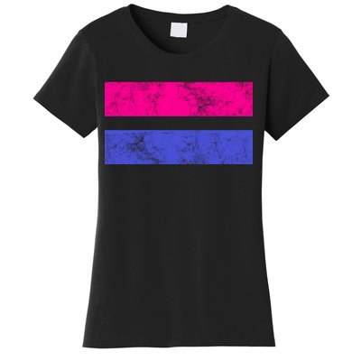 Vintage Bisexual Flag Bi Pride Flag Women's T-Shirt