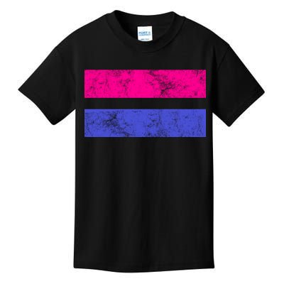 Vintage Bisexual Flag Bi Pride Flag Kids T-Shirt