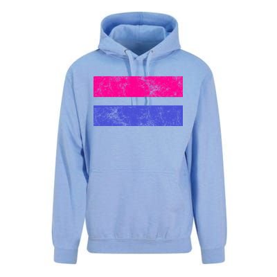 Vintage Bisexual Flag Bi Pride Flag Unisex Surf Hoodie