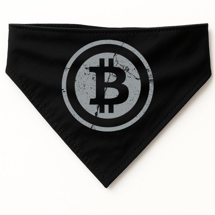 Vintage Bitcoin Crypto Currency USA-Made Doggie Bandana