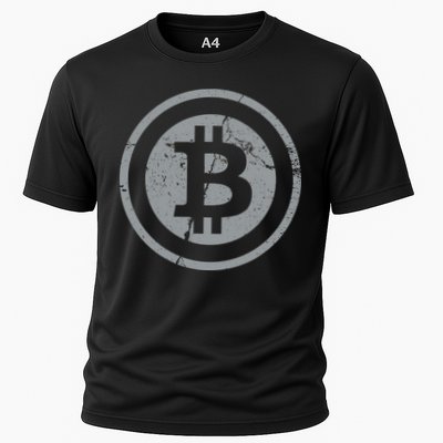 Vintage Bitcoin Crypto Currency Performance Shirt