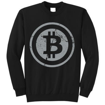 Vintage Bitcoin Crypto Currency Sweatshirt