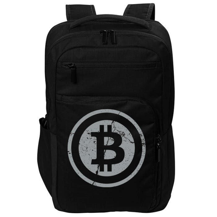 Vintage Bitcoin Crypto Currency Impact Tech Backpack