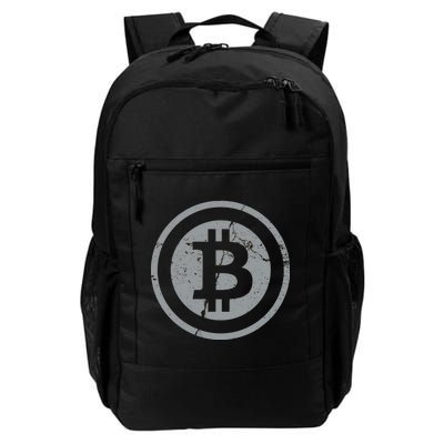 Vintage Bitcoin Crypto Currency Daily Commute Backpack