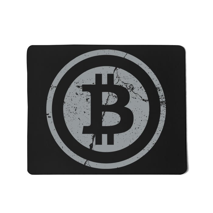 Vintage Bitcoin Crypto Currency Mousepad