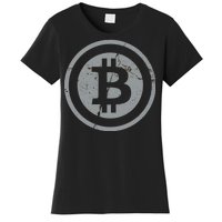 Vintage Bitcoin Crypto Currency Women's T-Shirt