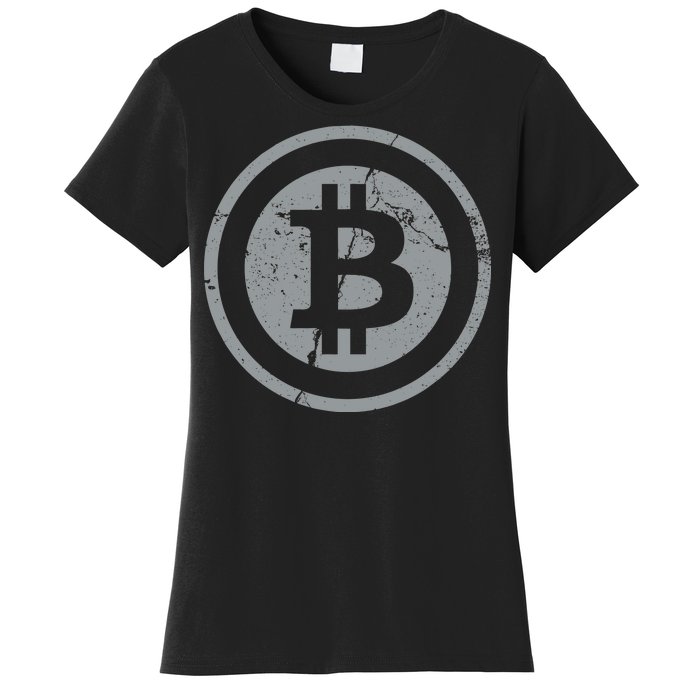 Vintage Bitcoin Crypto Currency Women's T-Shirt