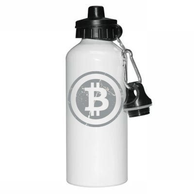 Vintage Bitcoin Crypto Currency Aluminum Water Bottle