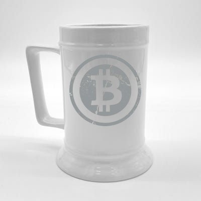 Vintage Bitcoin Crypto Currency Beer Stein