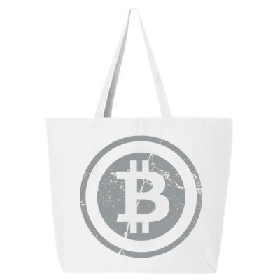 Vintage Bitcoin Crypto Currency 25L Jumbo Tote