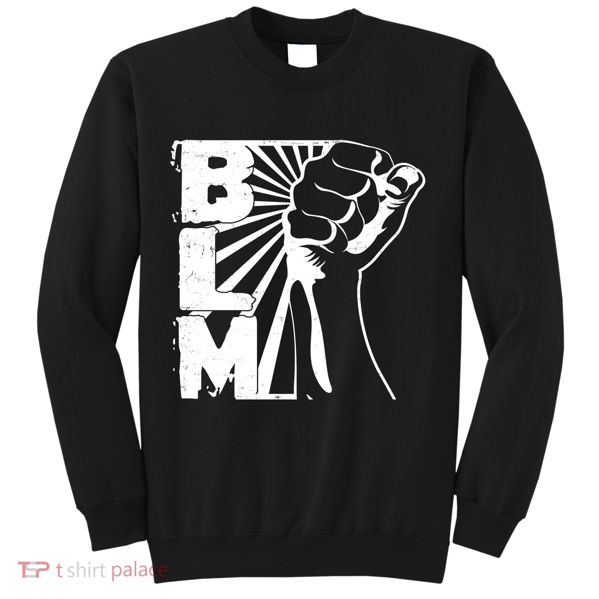 Vintage BLM Black Lives Matter Fist  Sweatshirt