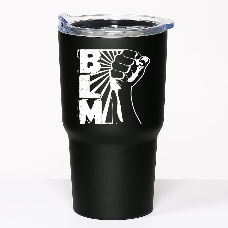 Vintage BLM Black Lives Matter Fist  Tumbler