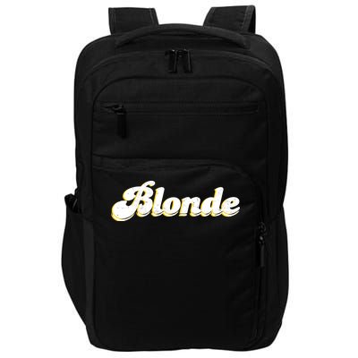 Vintage Blonde Logo Impact Tech Backpack