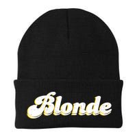 Vintage Blonde Logo Beanie