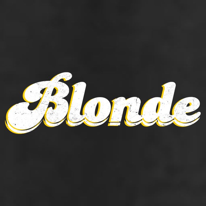 Vintage Blonde Logo Beanie