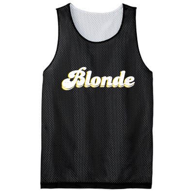 Vintage Blonde Logo Mesh Reversible Basketball Jersey Tank