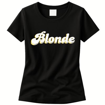 Vintage Blonde Logo Womens T-Shirt