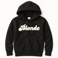 Vintage Blonde Logo Kids Hoodie