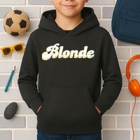 Vintage Blonde Logo Kids Hoodie
