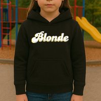 Vintage Blonde Logo Kids Hoodie