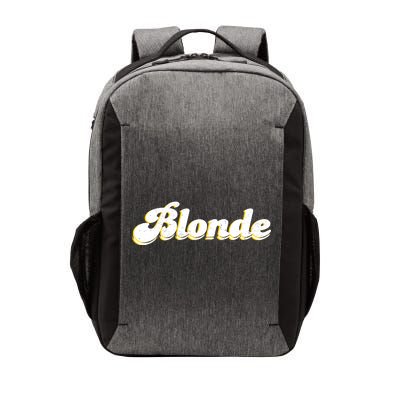 Vintage Blonde Logo Vector Backpack