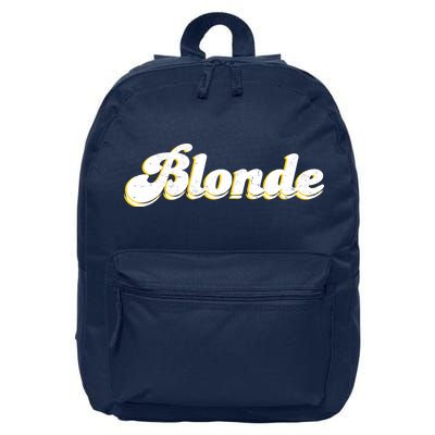 Vintage Blonde Logo 16 in Basic Backpack