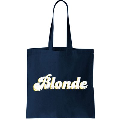 Vintage Blonde Logo Tote Bag