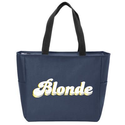 Vintage Blonde Logo Zip Tote Bag