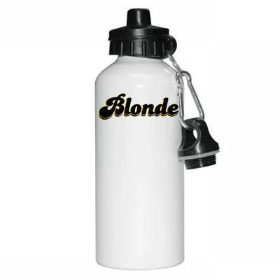 Vintage Blonde Logo Aluminum Water Bottle 