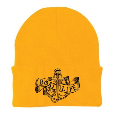 Vintage Boat Life Tattoo  Knit Cap Winter Beanie