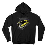 Vintage Boss Yellow Mustang Hoodie