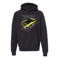 Vintage Boss Yellow Mustang Premium Hoodie