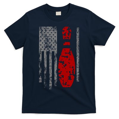 Vintage Bowling American Flag T-Shirt