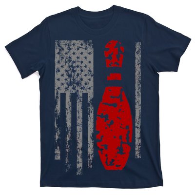 Vintage Bowling American Flag T-Shirt