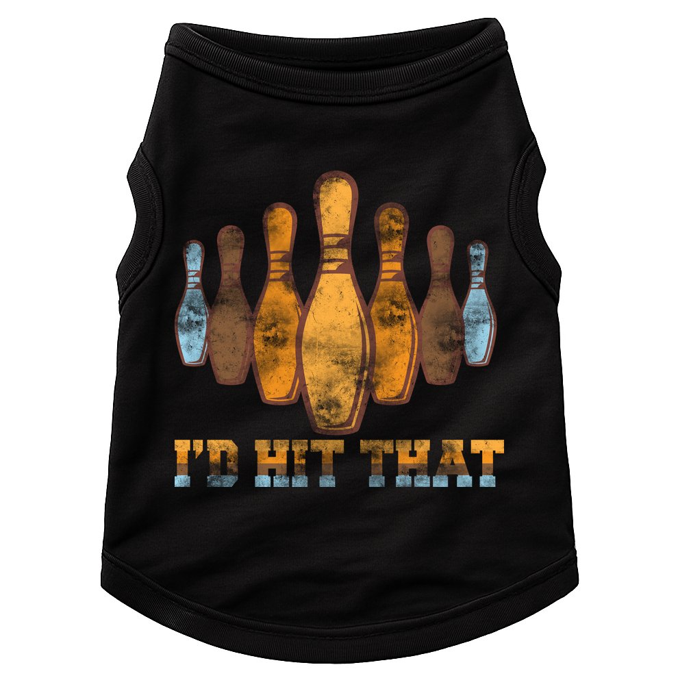 Vintage Bowling I'd Hit That Doggie Tank