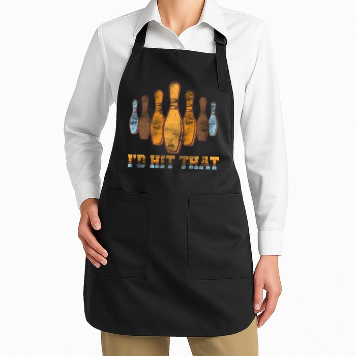 Vintage Bowling I'd Hit That Apron