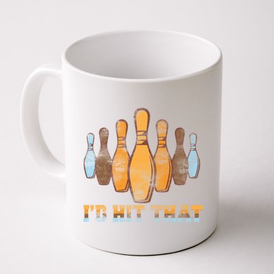 Vintage Bowling I'd Hit That Coffee Mug