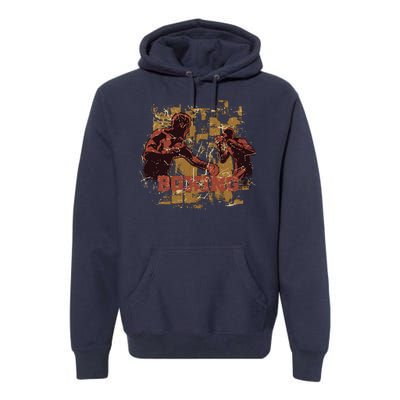 Vintage Boxing Premium Hoodie