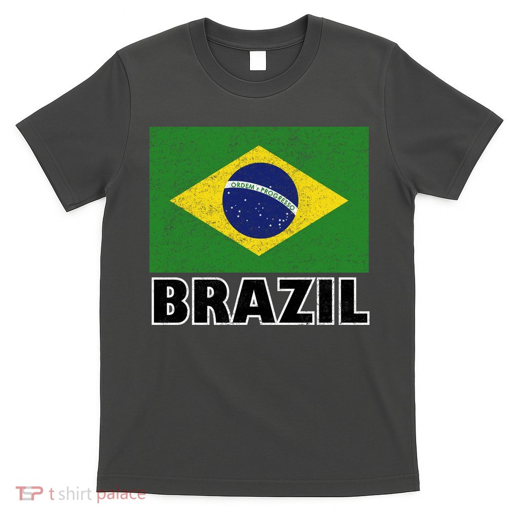 Vintage Brazil Flag T-Shirt